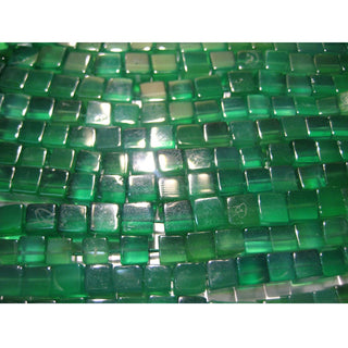 Green Onyx Beads, Plain Box Beads, 6mm Beads, 16 Inches, 66 Pieces Approx, Wholesale Gemstones