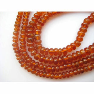 Hessonite Garnet - Garnet Beads - AAAgems - Hessonite Beads - Rondelle Beads - 2.5mm To 5mm Beads - 19 Inch Strand