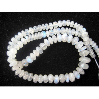 Rainbow Moonstone Rondelle, White Rainbow Beads, 4mm To 12mm Beads, Rondelle Beads, 16 Inch Strand, 100 Pieces Approx