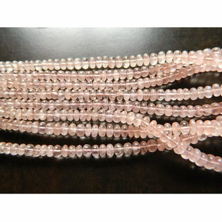 Morganite Bead, Morganite Jewelry, Morganite Stone, Morganite Necklace, 6mm To 9mm Each, 52 Pices Approx, 8 Inch Half Strand