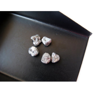 Grey Diamond, Rough Diamond, Raw Diamond, Natural Diamond, Uncut Diamond, 1 Piece, 5mm Approx