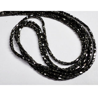 Natural Raw Rough Faceted Diamond Beads Drum Shaped - 2mm To 1mm Approx. 9 Carats Approx. 8 Inches Half Strand