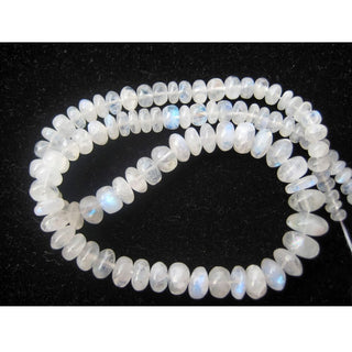 Rainbow Moonstone Rondelle, White Rainbow Beads, 4mm To 10mm Beads, Rondelle Beads, 8 Inch Half Strand, 40 Pieces Approx