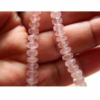 Morganite Bead, Morganite Jewelry, Morganite Stone, Morganite Necklace, 6mm To 9mm Each, 52 Pices Approx, 8 Inch Half Strand