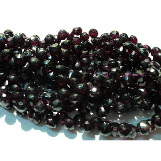 Garnet - Garnet Micro Faceted Onion Shaped Briolettes - 7x7mm Each Approx - 28 Pieces Approx