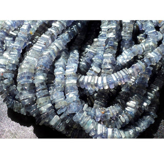 Iolite Spacer Beads, Iolite Heishi Bead, Spacer Bead, Iolite Bead, 4mm Beads, Heishi Bead, 16 Inch Strand