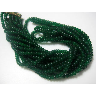 Emerald Beads, Beryl Beads, Rondelle Beads, Multistrand Necklace, 7 Strands, 4mm To 5mm Beads, 16 Inch To 20 Inch Strand