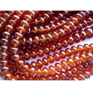 Hessonite Garnet - AAAgems - Rondelle Beads - 8mm To 5mm Beads - 16 Inch Strand - 115 Pieces