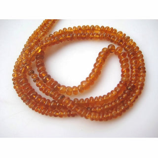 Hessonite Garnet - AAAgems - Garnet Beads - Hessonite Beads - Rondelle Beads - 2mm To 4mm Beads - 18 Inch Strand
