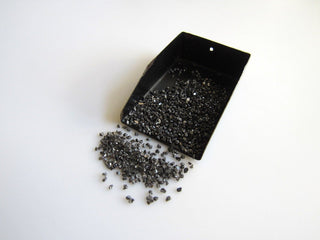 5 Carat Weight Black Diamond Dust, Natural Raw Rough Uncut Diamond For Jewelry