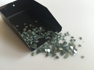 2mm To 5mm Approx Wholesale Blue Treated Uncut Diamond Slices, Natural Blue Rough Diamond Chips, Sold As 5/10/50 Carats