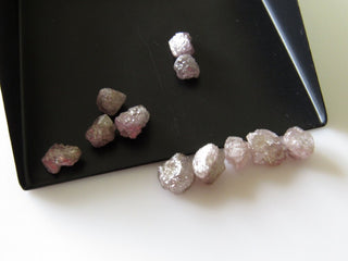 1 Piece 5.5mm Pink Color Raw Rough Diamond Loose, Pink Natural Uncut Diamonds SKU-D22P