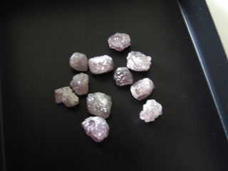1 Piece 5.5mm Pink Color Raw Rough Diamond Loose, Pink Natural Uncut Diamonds SKU-D22P