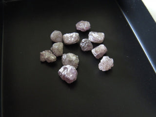 1 Piece 5.5mm Pink Color Raw Rough Diamond Loose, Pink Natural Uncut Diamonds SKU-D22P