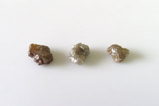 1 Pieces 8.5x7x3mm 1.90CTW Brown Raw Rough Diamonds, Natural Uncut Diamond Loose For Jewelry