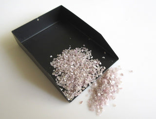 10 CTW 1mm To 3mm Natural Pink Diamond Slices, Pink Color Raw Rough Uncut Diamond For Jewelry
