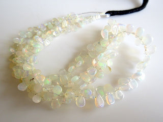 Ethiopian Opal Beads, Welo Opal, Ethiopian Opal Briolettes, 4x3mm To 8x6mm Approx, 12 Inch Strand, SKU-OP1