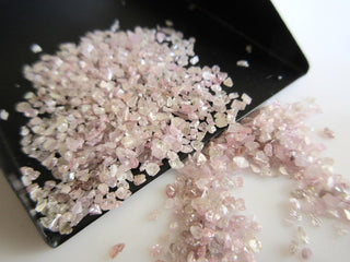 10 CTW 1mm To 3mm Natural Pink Diamond Slices, Pink Color Raw Rough Uncut Diamond For Jewelry