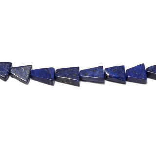 Lapis Lazuli Beads, Natural Lapis Beads, Triangle Beads, 7mm Beads, 13 Inch Strand, SKU-SS46