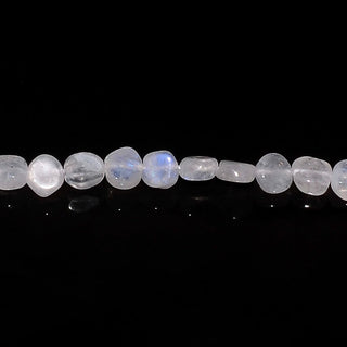 Rainbow Moonstone Beads, 5mm Moonstone Beads, Coin Beads,13 Inch Strand, SKU-SS124