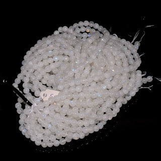 10 Strands Wholesale Rainbow Moonstone Beads, 6mm Round Beads, Natural Moonstone Beads, Gemstone Beads, 13 Inch Strand, SKU-Ss12