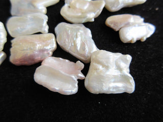 4 Pieces Ivory Pearls, Fresh Water Pearls, Loose Pearls, 20mm To 25mm  Each, SKU-FP26