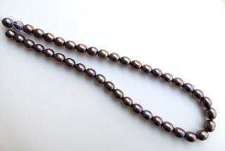 Fresh Water Pearl, Loose Pearls, Potato Pearls, Seed Pearls, Oval Pearls, Lavender Pearls, 15 Inches, 9x8mm Each, SKU-FP30