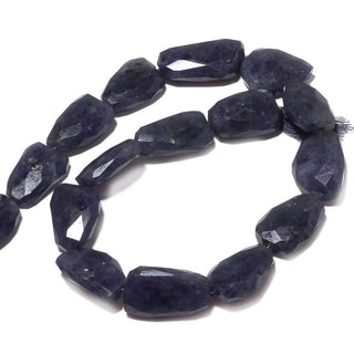 Iolite Faceted Bead, Iolite Nugget Beads, Natural Iolite, 14mm To 22mm Beads, 13 Inch Strand, SKU-AA114