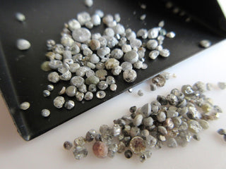 Gray Raw diamonds, Loose Rose Cut Diamond, Gray Diamond, To Give Your Jewelry A Unique look, SKU-DD225