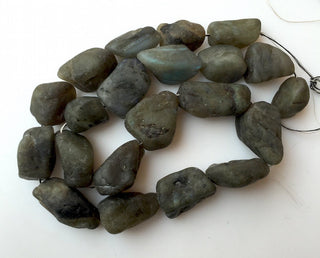 Raw labradorite Beads, Natural Labradorite Tumbles, Hammered Gemstone Beads, 17-22mm Approx, 16 Inch Strand, SKU-RG6