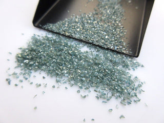 5 Carats Blue Color Diamond Dust, Fine Quality Uncut Raw Rough Uncut Diamonds (DD12)