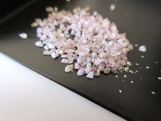 25 CTW Natural Pink Fine Quality Uncut Diamond Dust,  Natural Raw Rough Diamond Chips For Making Jewelry DD7